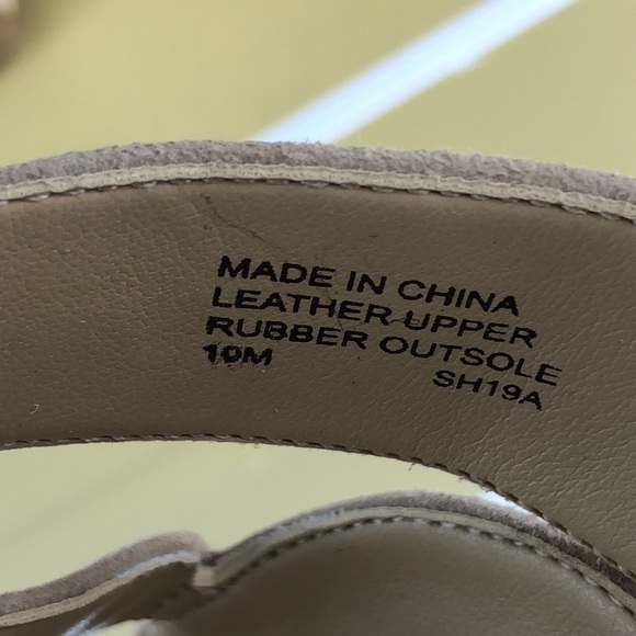 NEW Michael Kors Annalee Mid Suede Ankle Strap Peep Toe Sandals Heels 10 - Picture 10 of 10